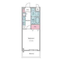 レジディア新川の物件間取画像